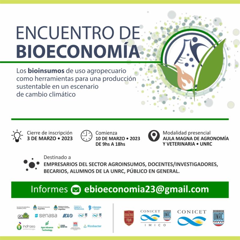 Encuentro de Bioeconomía en la UNRC