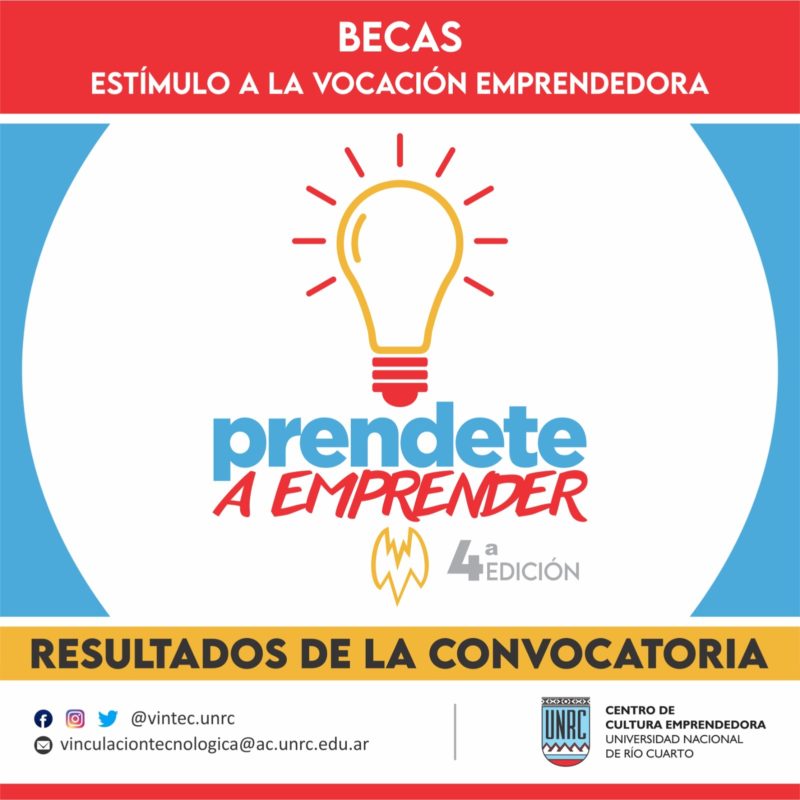 Se seleccionaron 8 proyectos en la convocatoria Prendete a Emprender