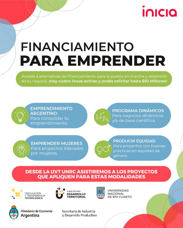 Financiamiento para emprendedores