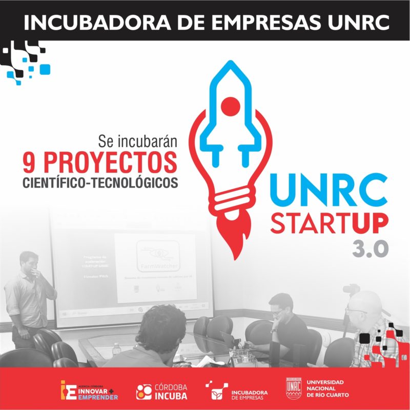 Se incubarán 9 proyectos científico-tecnológicos en la UNRC