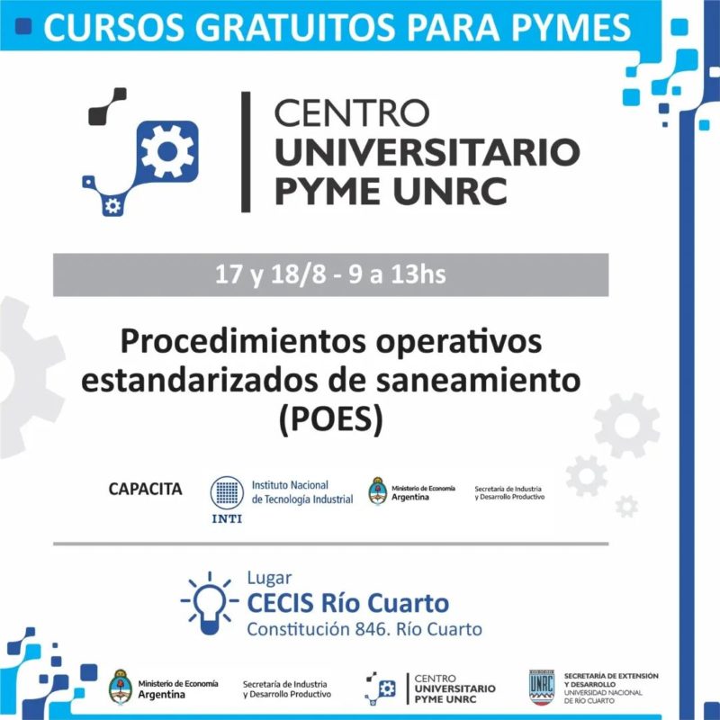 Curso: «Procedimientos Operativo Estandarizados de Saneamiento»