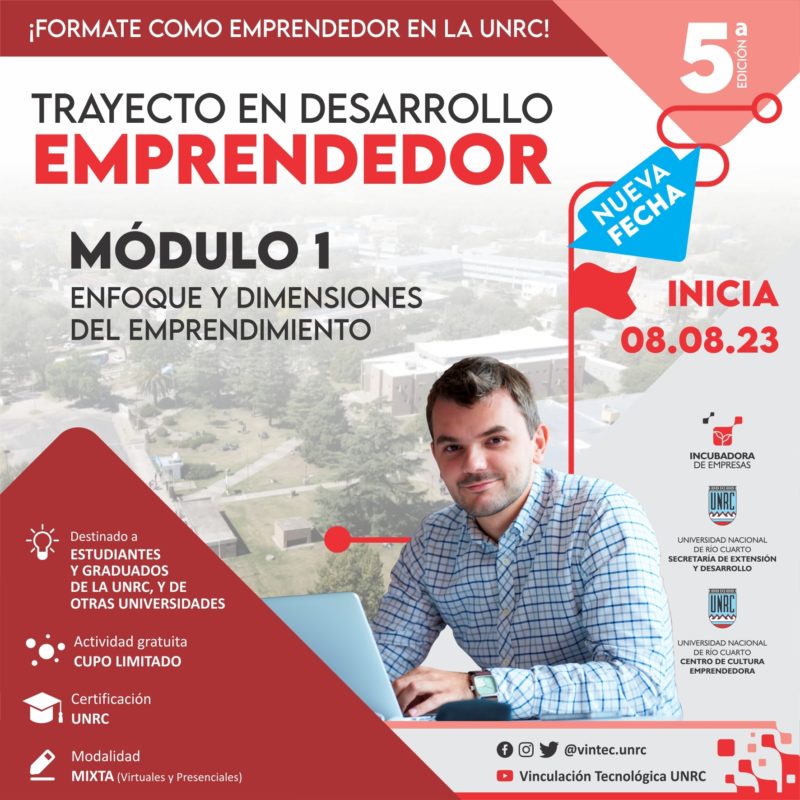 Nueva edición del Trayecto de Formación en Desarrollo Emprendedor