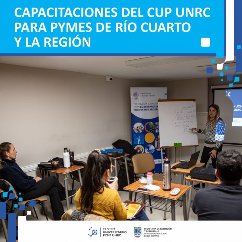 Continúan las capacitaciones del CUP UNRC para pymes del sur de Córdoba