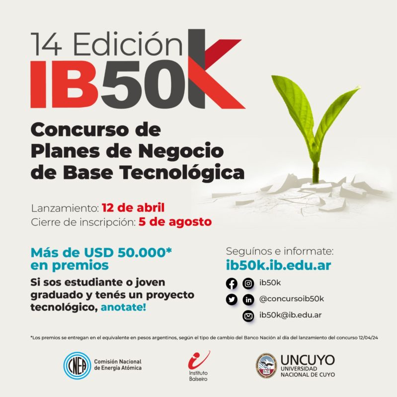Lanzamiento oficial de la 14º edición del Concurso IB50K