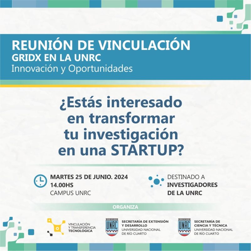 Reunión exclusiva con GRIDX: «¿Estás interesado en transformar tu investigación en una startup?»