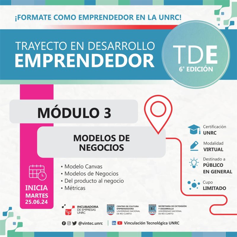 Cursá «Modelos de negocios» [Trayecto en Desarrollo Emprendedor]